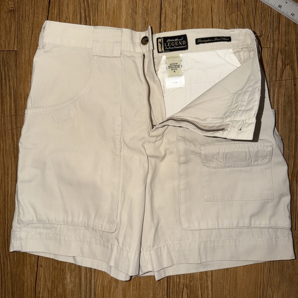 Eddie Bauer Legend Vintage Darrington Trail Shorts Women's Size 4p 100% Cotton T